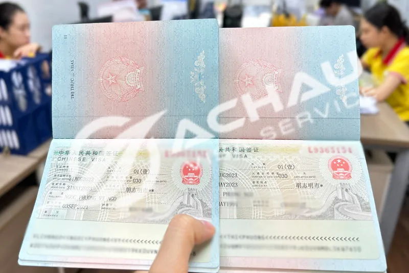 Dịch vụ làm visa Trung Quốc