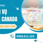 Dịch vụ visa Canada chỉ từ 3.300.000đ. Tỷ lệ đậu cao