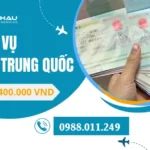 Dịch vụ làm visa Trung Quốc chỉ từ 2.400.000đ, không cần tài chính