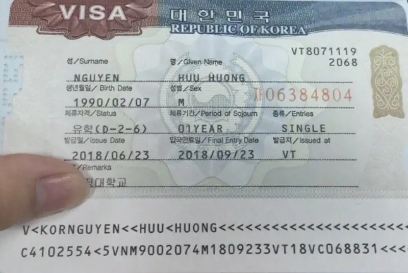 Visa D2-6 Hàn Quốc 2024